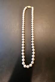Vintage Cultured Pearl Necklace 18" Strand 14K Clasp | eBay