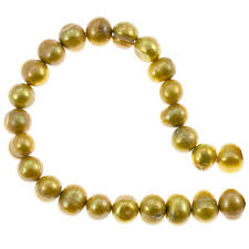 Freshwater Potato Pearls Gold 7-8mm (16" Strand)