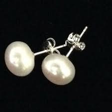 Freshwater Cultured Pearl Stud Earrings | eBay