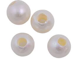 6mm Large Hole Pearl- High Quality Round Freshwater Pearl- 1 Pc - Etsy