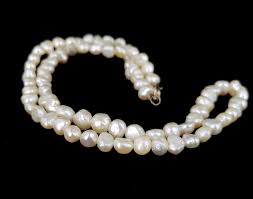 Vintage Sterling Silver 6mm White Natural Pearl 70s Beaded ...