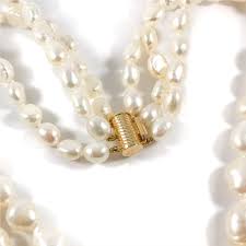 3 Strand Freshwater Pearl Necklace - 16" 001-325-00251 ...
