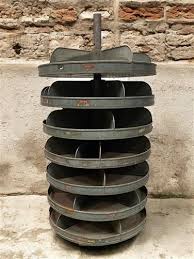 Vintage Rotating Hardware Bin - Etsy