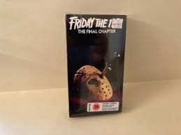 Friday The 13th The Final Chapter 4 1988 VHS Tape Horror ...