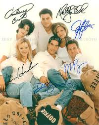 FRIENDS CAST SIGNED AUTOGRAPH 8x10 RP PHOTO ANISTON COX ...