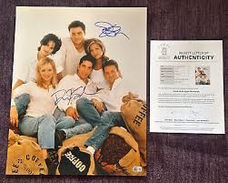 JENNIFER ANISTON & DAVID SCHWIMMER Signed FRIENDS 16x20 ...