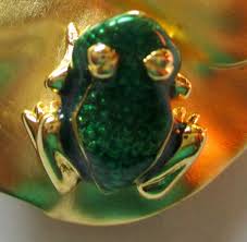 ESTEE LAUDER FROG 'KNOWING' SOLID PERFUME HOLDER | eBay