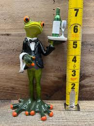 Frog Server Resin Figurine 7" x 4" | eBay