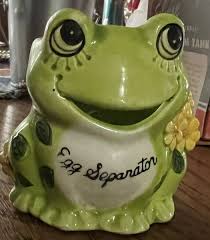 Vintage Japan Frog Egg Separator No Sticker Cute Decor | eBay