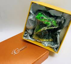 Cristiani Collezione Frog Trinket Box Pewter 14K Gold Plated - Etsy