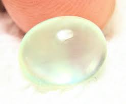 Buy 3.5 Carat Vibrant Mint Green Prehnite Cabochon - Gorgeous 10x8mm Natural Untreated Prehnite Gemstone for Jewelry Making & Craft Supplies Online in India - Etsy