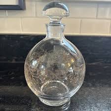 Vtg Bohemia Hand Made Crystalea Decanter with Stopper ...