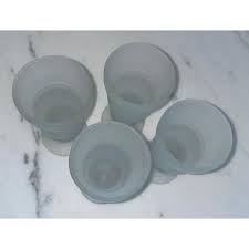 Vintage 1970s Indiana Glass Company Frosted Glass Soda ...