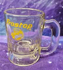FROSTOP Mini Root Beer Mug 3in Heavy Glass HTF Collectible | eBay