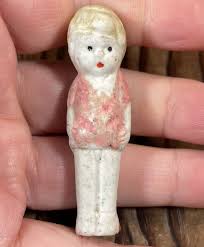 Mini porcelain bisque Girl doll JAPAN antique vintage 2.25 ...