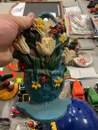 Vintage Cast Iron Flower Bouquet Door Stop | eBay