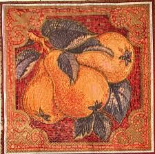 3 Decoupage Napkins - Pears Oranges Pomegranates Grapes Fruits Mosaic Tile 13" X 13" Unfolded - Etsy