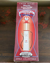 Gearbox Mobilgas gas pump mechanical coin bank large new in ...