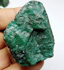 Natural Green Beryl Trapiche Rough Gemstone: Zambian Origin ...