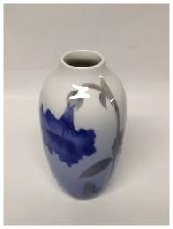 Royal Copenhagen Blue Gray Floral Bud Vase. For Sale at Ruby ...