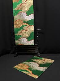 Vintage Japanese Obi Kimono Belt Remade into tapestry and ...