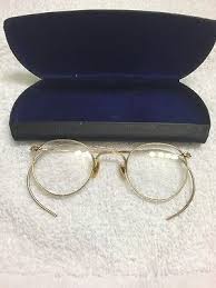 Vintage Eyeglasses Specticles Bifocals ~ Gold Filled Ornate ...