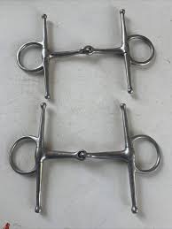 2 Full Cheek Stainless Steel Snaffle Bits Used (Storage10 ...