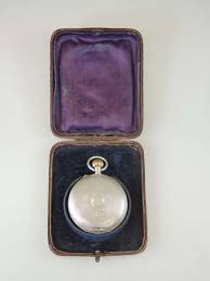 Silver Hebdomas 8 day full hunter pocket watch c1910