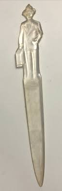 VTG 1950's Fuller Brush Man Letter Opener Knife- Clear Color ...