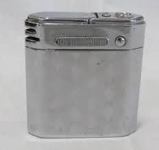 VINTAGE FUMALUX ETCHED CHROME CIGARETTE ...