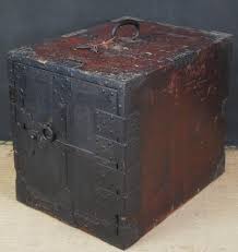 Antique Japan Funadansu wood Strong Box Ship Cabinet 1800 ...