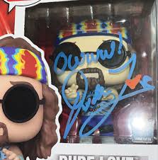Mick Foley SIGNED FUNKO POP 109 Dude Love COA w/ EXACT PROOF & Protector JSA | eBay UK