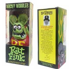 Funko Wacky Wobbler Rat Fink (Green) Rat Fink Bobbing Head ...