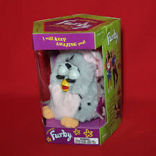 VTG Electronic Furby Grey With Pink Model 70-800 Tiger 1998 ...