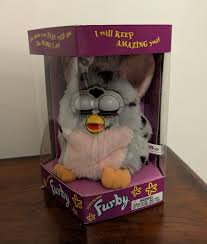 NOS Electronic Furby Grey/Black Spots With Pink Model 70-800 ...