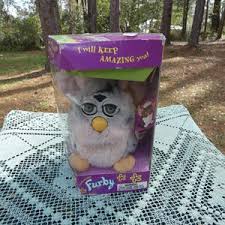 Vintage 1998 Tiger Electronics Furby Spotted Pink, Blue Eyes ...