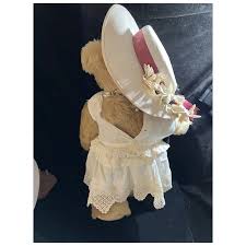 Large Steiff Teddy Bear Mrs. Teddy Bear Jointed Mohair ...