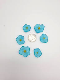 Purple Fused Glass Flowers - Coe 90 Glass Flowers - Cast ...