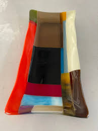 Multi-Colored Tray - Glass Arts Collective