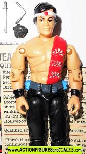 gi joe QUICK KICK 1985 100% COMPLETE with peach file card ...