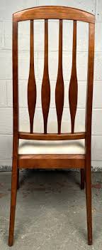 Set of Six Mid-Century Modern Walnut Dining Chairs For Sale ...