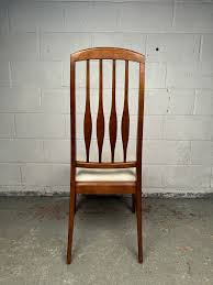 Mid 20th Century Set of Six Mid-Century Modern Walnut Dining ...