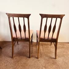 WALNUT MID-CENTURY DINING CHAIRS - SET OF 6 – MiMO Decor