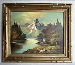 George Whitman Signed Original Oil Painting Landscape ...