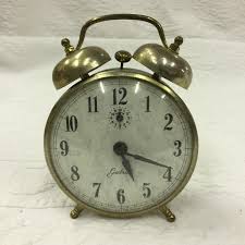 Vintage Robert Shaw Gabriel Alarm Clock. Gold Tone With Top ...