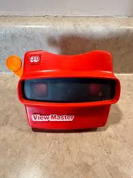 Vintage 1980s Red Viewmaster 3D View-Master Viewer Orange ...