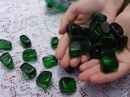 Gaia Stone Green Obsidian Tumbled & Polished Healing Crystal ...