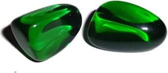 2pc Gaia Stone Green Obsidian Tumbled & Polished Healing ...