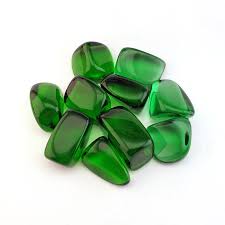 Green Obsidian Crystal Manmade Gemstone Tumbled Stone ...