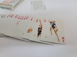 Vintage Set of 53 Vargas Girls Pin-Up Girl Playing Cards ...